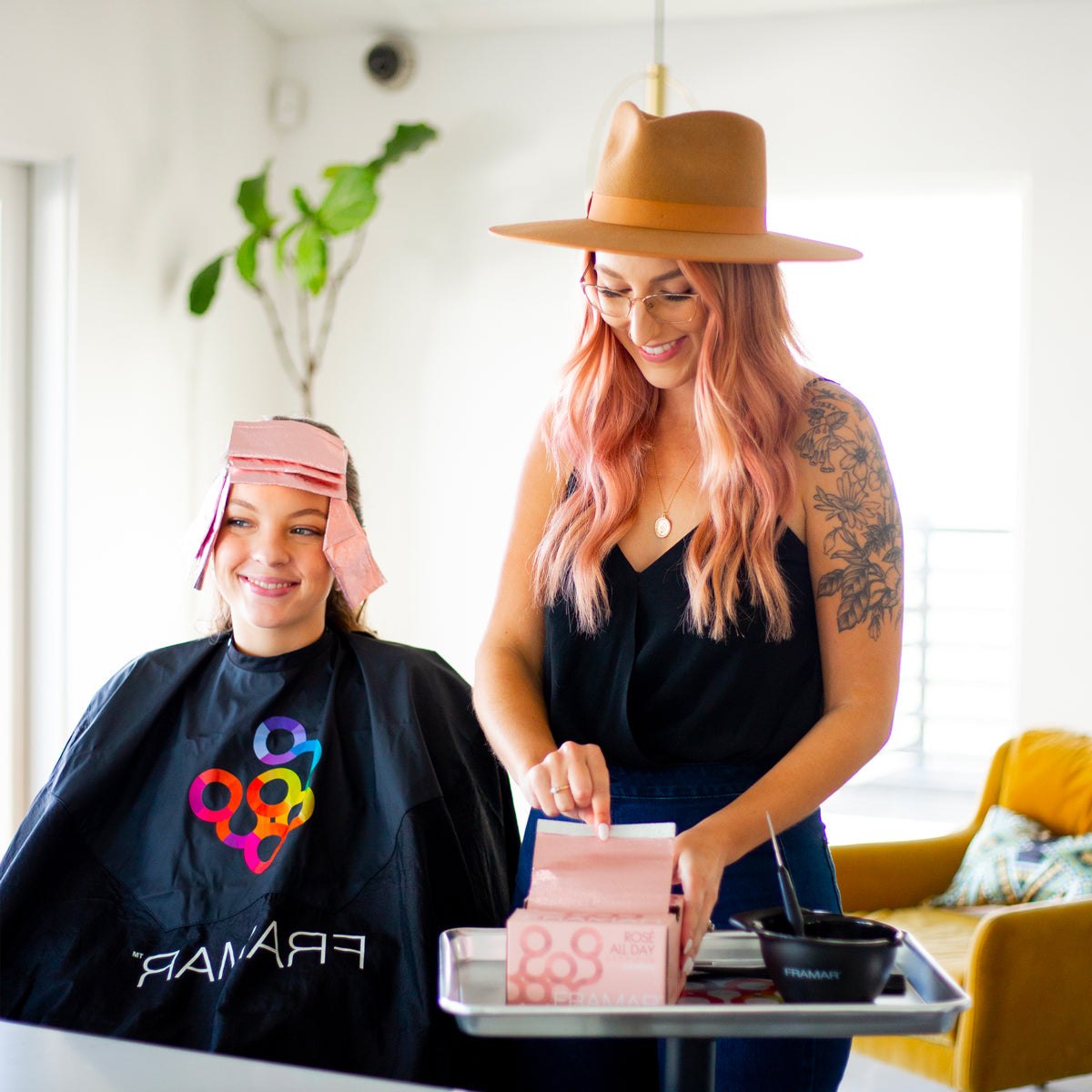 Alu 500 feuilles Roses 12x30cm