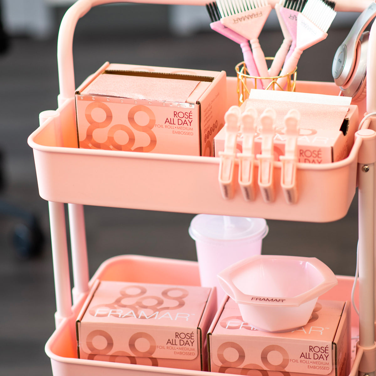 Alu Gaufré Rose 10cmx100mètres