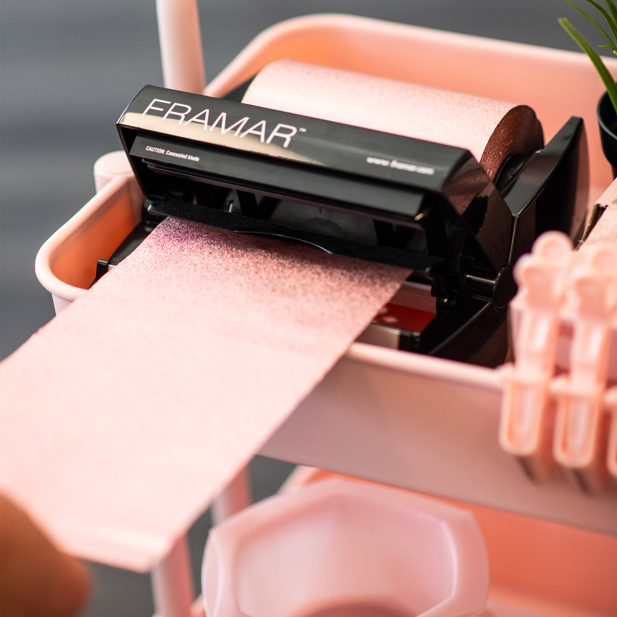 Alu Gaufré Rose 10cmx100mètres