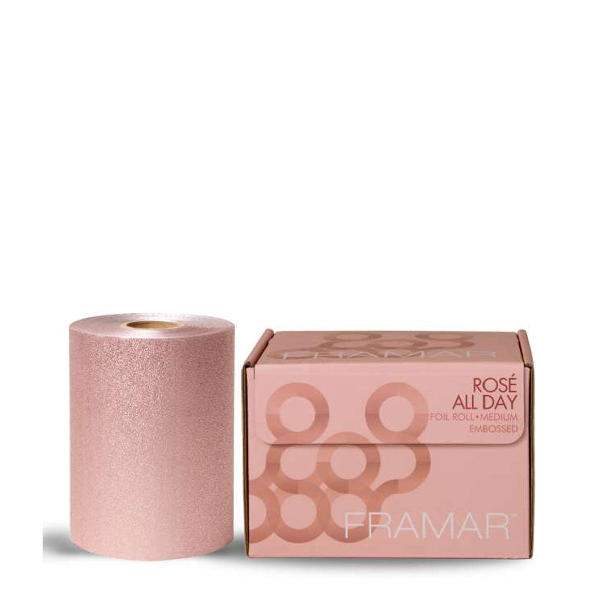 Alu Gaufré Rose 10cmx100mètres