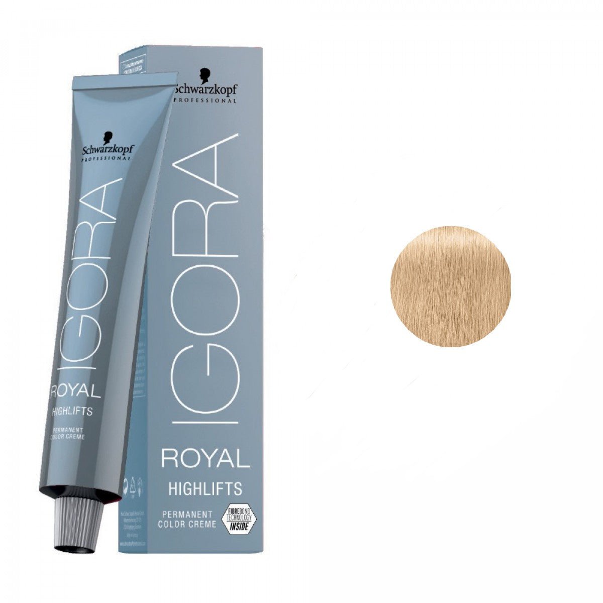 Coloration permanente éclaircissante Blonds froids Igora Royal Highlifts