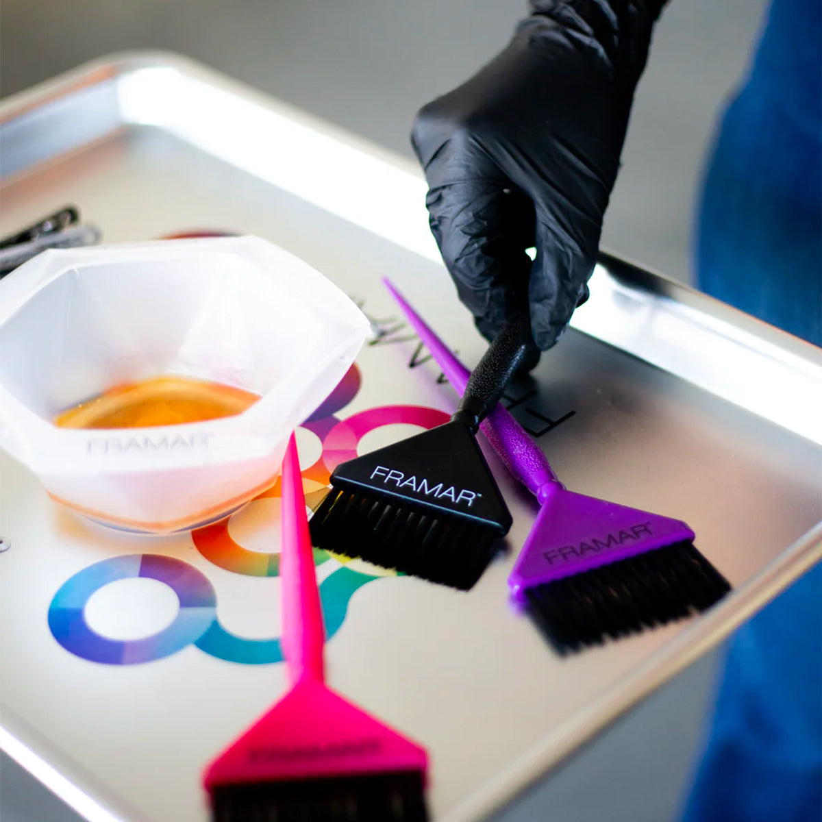 Pinceaux Coloration Larges x3